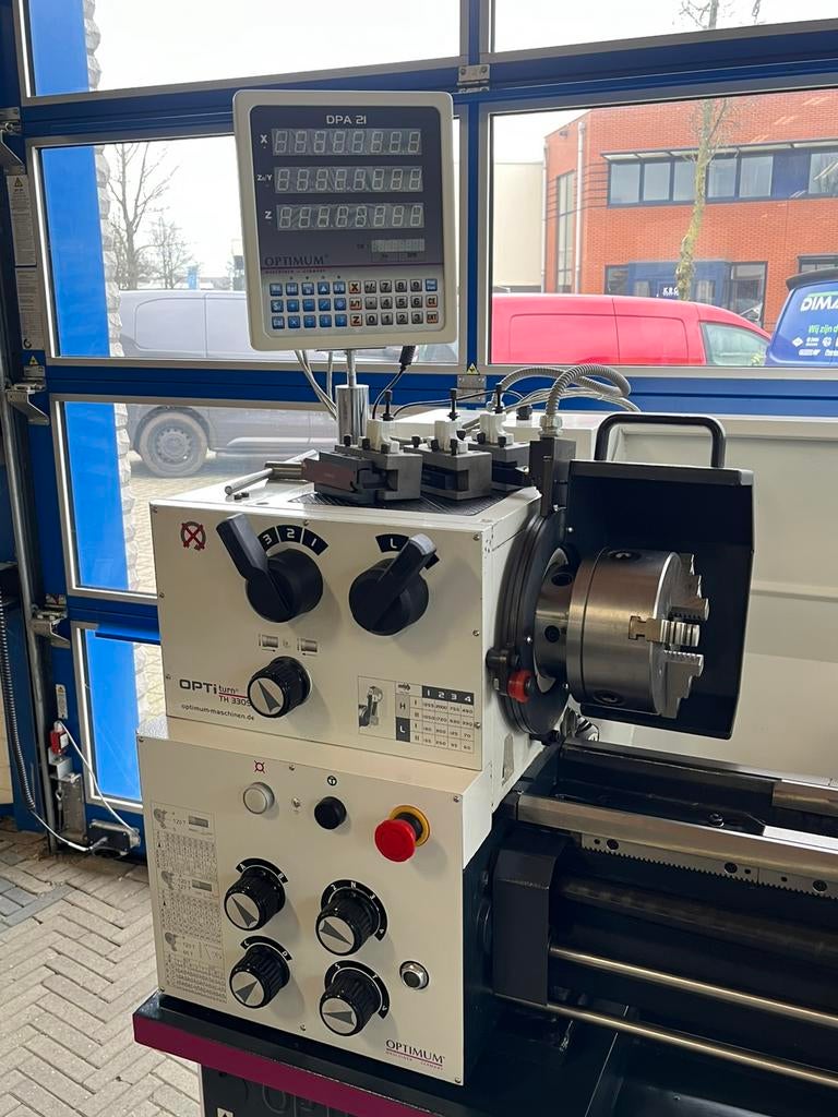 Optimum TH 3309D draaibank, Ophalen, 500 tot 1000 mm, Metaaldraaibank, Optimum