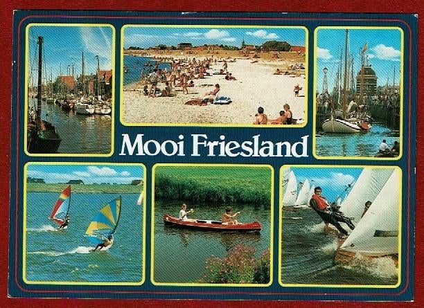 Friesland - Mooi  Friesland - 1989 (pst.st. Leeuwarden), Ophalen of Verzenden, 1980 tot heden, Gelopen, Friesland