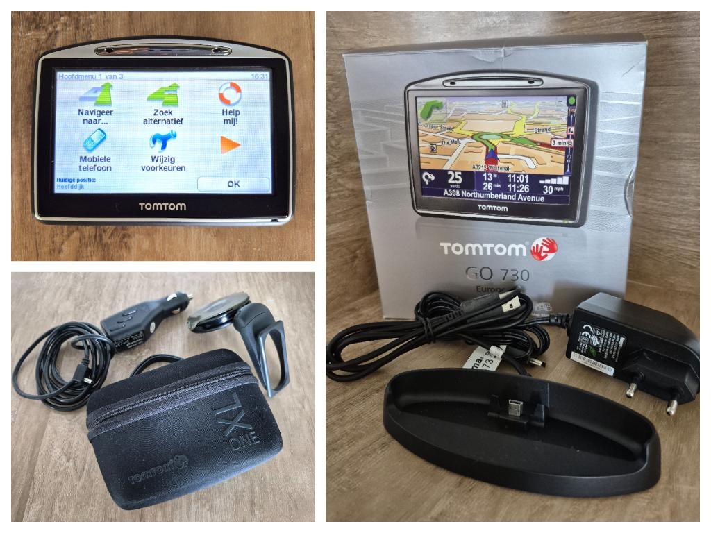 TomTom Go 730 – navigatiesysteem, Auto diversen, Autonavigatie, Ophalen of Verzenden, Gebruikt