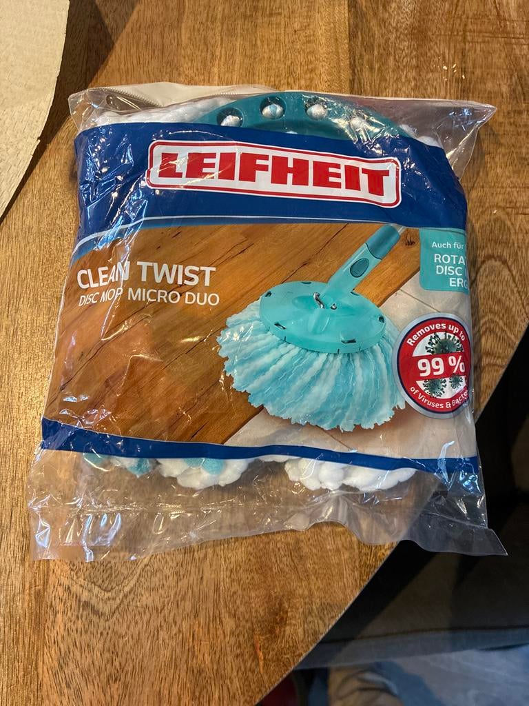 Leifheit Clean Twist Mop, Huis en Inrichting, Schoonmaakartikelen, Ophalen of Verzenden, Mop of Dweil