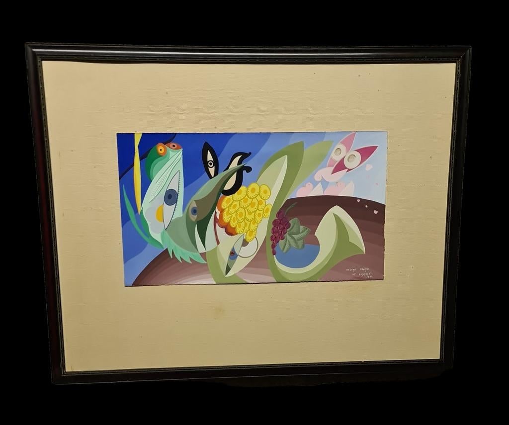 Abstracte Schilderijen van Hélène( Coune) de Lubanski, Ophalen of Verzenden