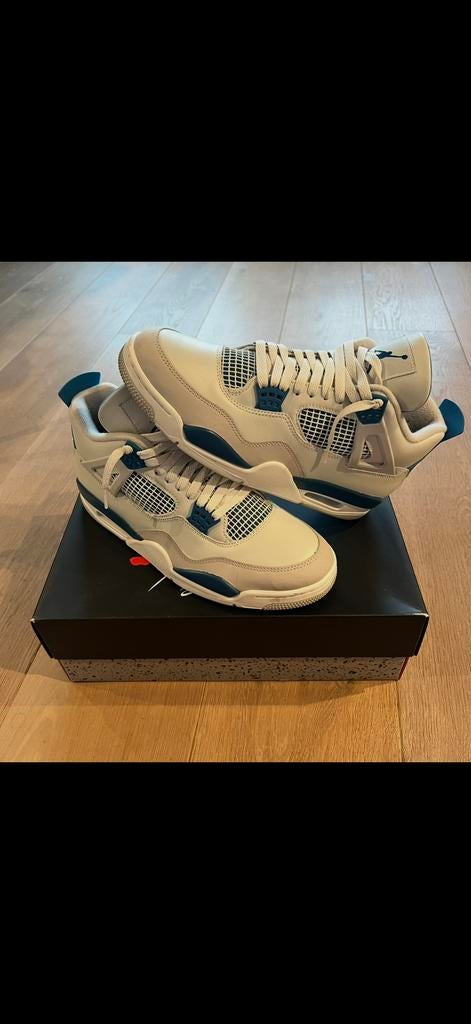 Air jordan 4 military blue, Kleding | Heren, Schoenen, Wit, Nieuw, Ophalen of Verzenden, Sneakers of Gympen