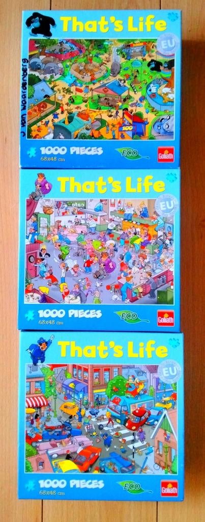 That's Life, 1000 stukjes.... uitkiezen maar...., Ophalen of Verzenden, 500 t/m 1500 stukjes, Zo goed als nieuw, Legpuzzel