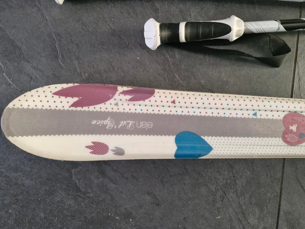 Ski's en stokken ELAN 130, Gebruikt, 100 tot 140 cm, Carve, Skiën