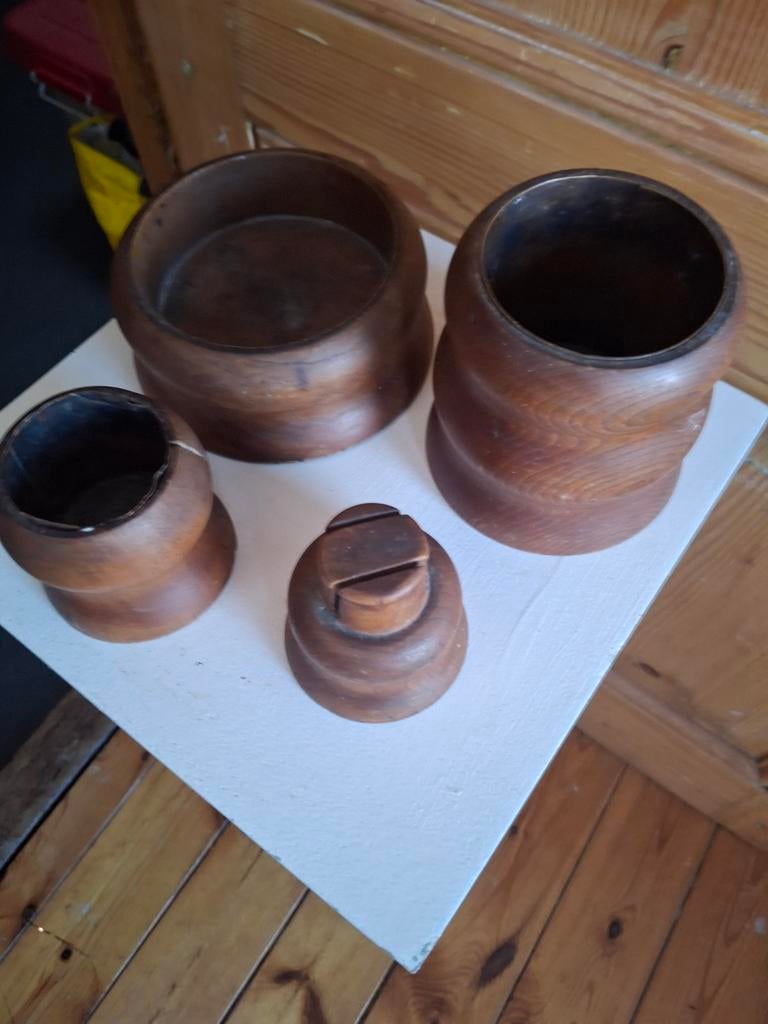 Vintage Houten Rookstel, Ophalen of Verzenden