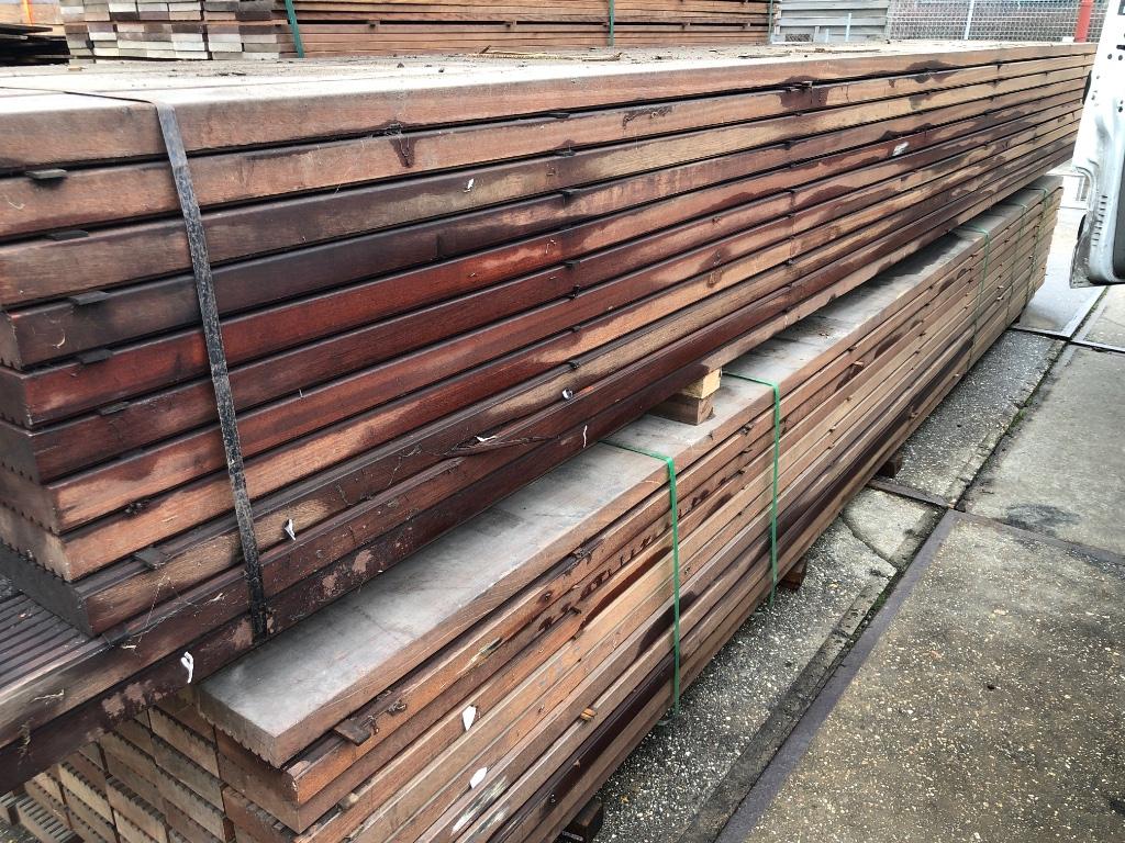 Bankirai vlonderplanken terrasdelen loopsteiger ipe, Ophalen of Verzenden, Nieuw, Hout