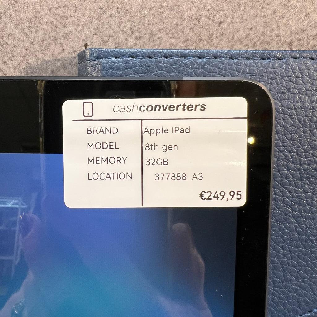 Apple Ipad 8th gen | 32GB | in hoes + lader | SALE | 377888, Computers en Software, Apple iPads, 10 inch, 32 GB, Apple iPad, Zwart