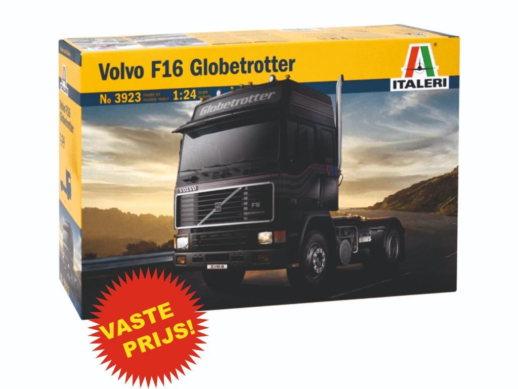 Volvo F-16 Globetrotter (Italeri 3923) 1/24, Italeri, Groter dan 1:32, Nieuw, Ophalen of Verzenden