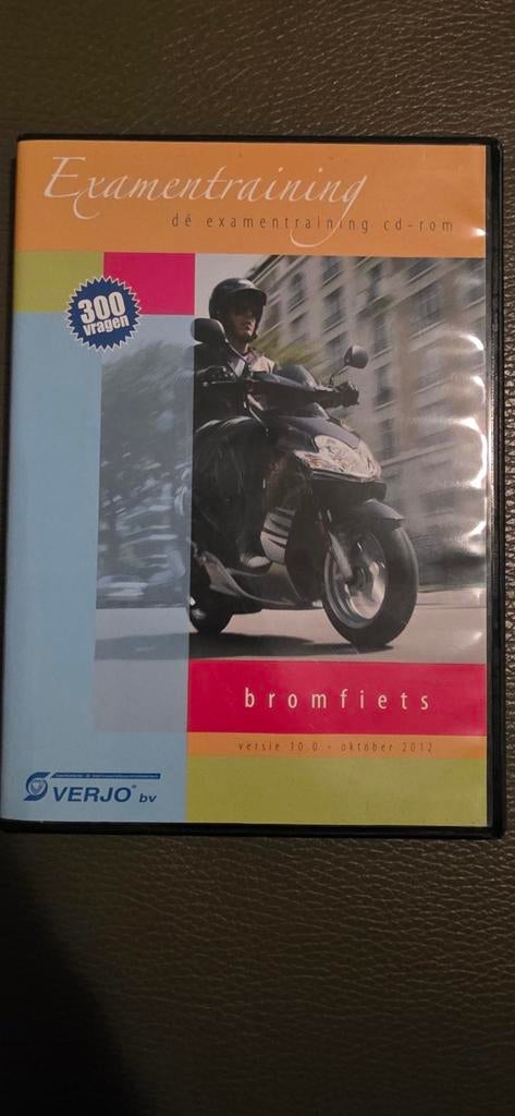 Bromfiets Theorie Examentraining CD-ROM, Boeken, Studieboeken en Cursussen, Ophalen of Verzenden, Zo goed als nieuw, Niet van toepassing