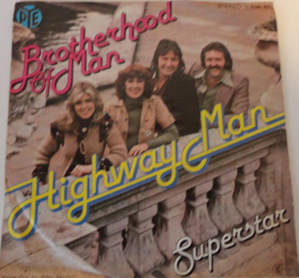 Brotherhood of Man > Highway man, Cd's en Dvd's, Ophalen of Verzenden, Gebruikt, 7 inch, Pop