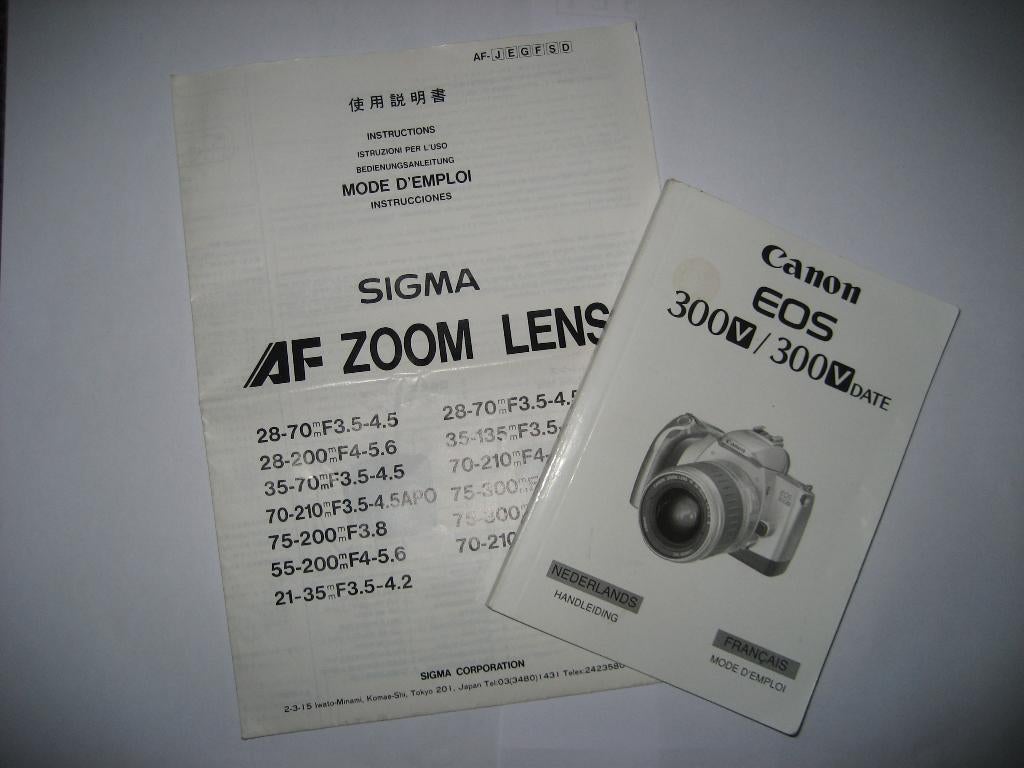 CANON EOS 300V CAMERA, Ophalen, Zo goed als nieuw, Spiegelreflex, Canon