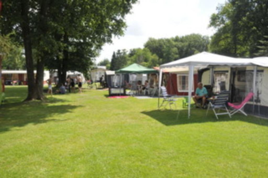 Camping in drenthe, Wasmachine, In bos