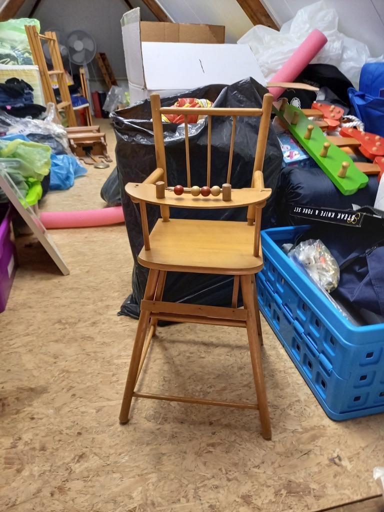 Poppen kinderstoel jaren 70, Kinderen en Baby's, Ophalen, Gebruikt, Babypop