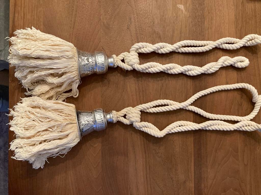 Gordijn embrasses crème kleurig, Ophalen of Verzenden, Zo goed als nieuw