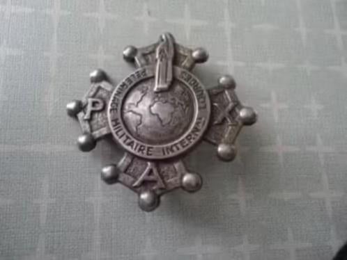 Franse insigne, Pelerinage Militaire Internal Lourdes PAX, Verzenden, Overige soorten, Overige gebieden, Embleem of Badge