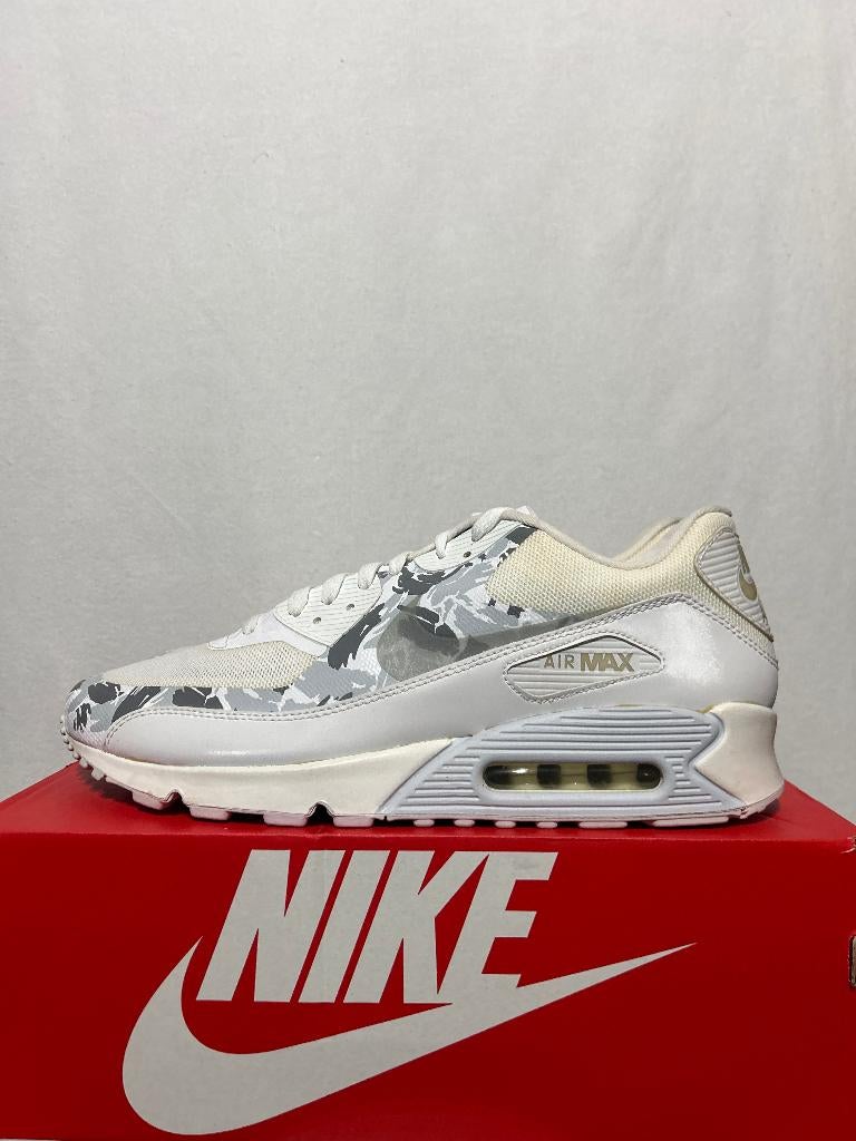 NIEUW! Maat 47,5 - Nike Air Max 90 Premium Reflective Camo, Kleding | Heren, Overige kleuren, Verzenden, Nike, Nieuw
