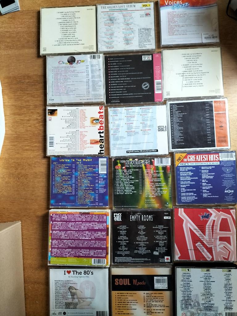 27 Pop Verzamel CD's jaren 70 en 80 voor €8,50, Ophalen of Verzenden, Gebruikt, Pop
