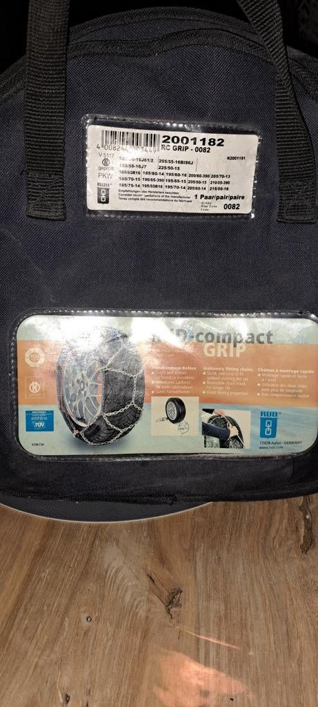 RUD Compact Grip Sneeuwkettingen - Nieuwstaat, Auto diversen, Sneeuwkettingen, Ophalen of Verzenden, Zo goed als nieuw