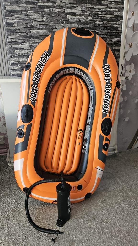 Opblaasbare Eenpersoonsboot, Ophalen of Verzenden, Gebruikt