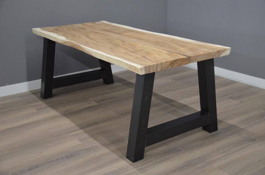 Suar boomstamtafel 250 cm, Huis en Inrichting, Tafels | Eettafels, Overige materialen, Vijf personen of meer, Rechthoekig, Nieuw