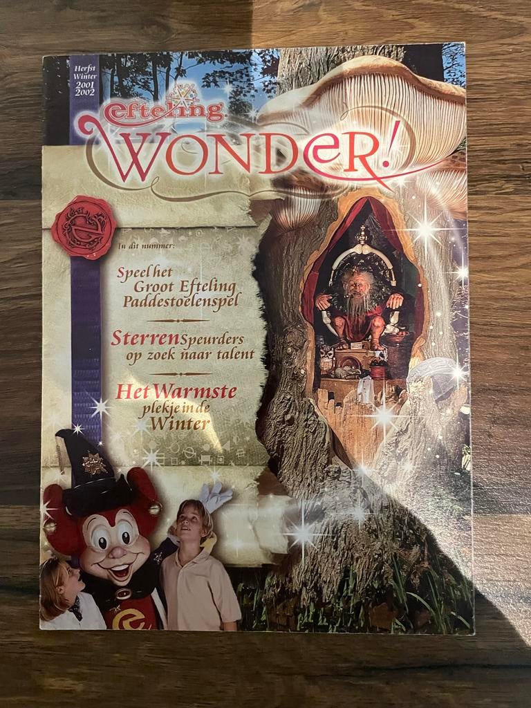Efteling Wonder! Catalogus 2001-2002, Verzamelen, Efteling, Ophalen of Verzenden, Gebruikt, Overige typen