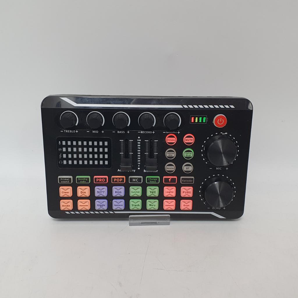F998 Live Sound Card audio Mixer Geluidskaart in Nette Staat, Ophalen of Verzenden, Zo goed als nieuw