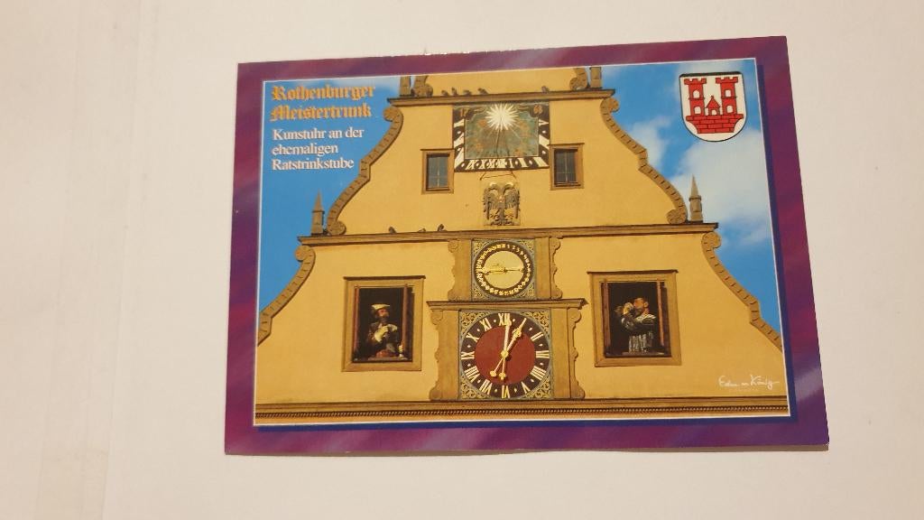 2046 duitsland rothenburg ob der tauber - meistertrunk, Verzenden, Voor 1920, Frankrijk