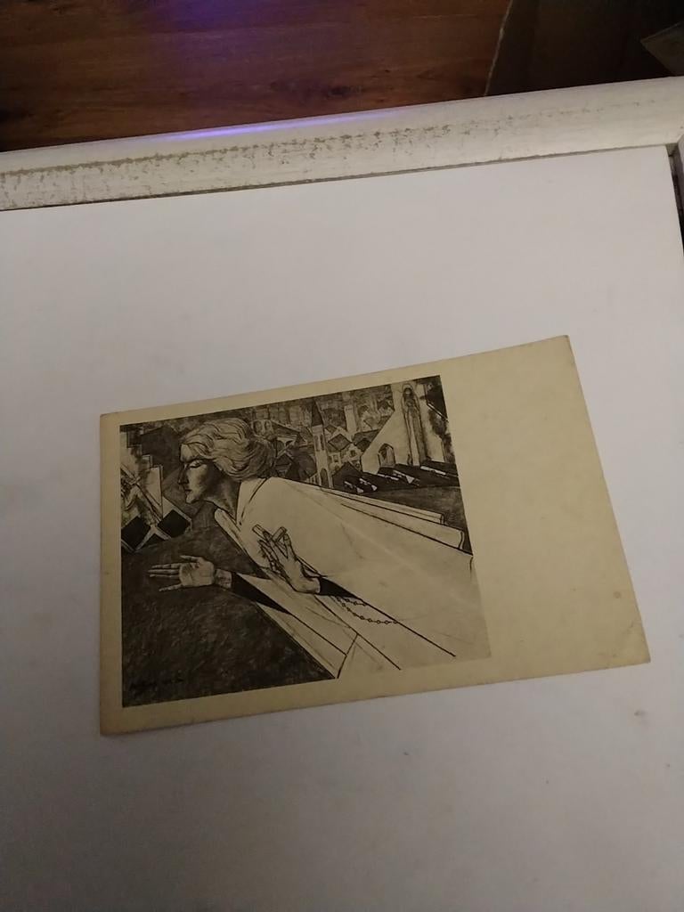 JAN TOOROP. HET HEILIGE SCHREED, Ophalen of Verzenden, Voor 1920, Sterren en Beroemdheden