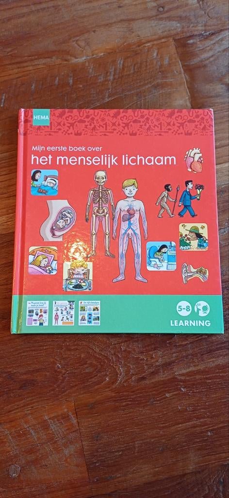Mijn eerste boek over het menselijk lichaam., Gelezen, Jongen of Meisje, Ophalen of Verzenden, 5 of 6 jaar