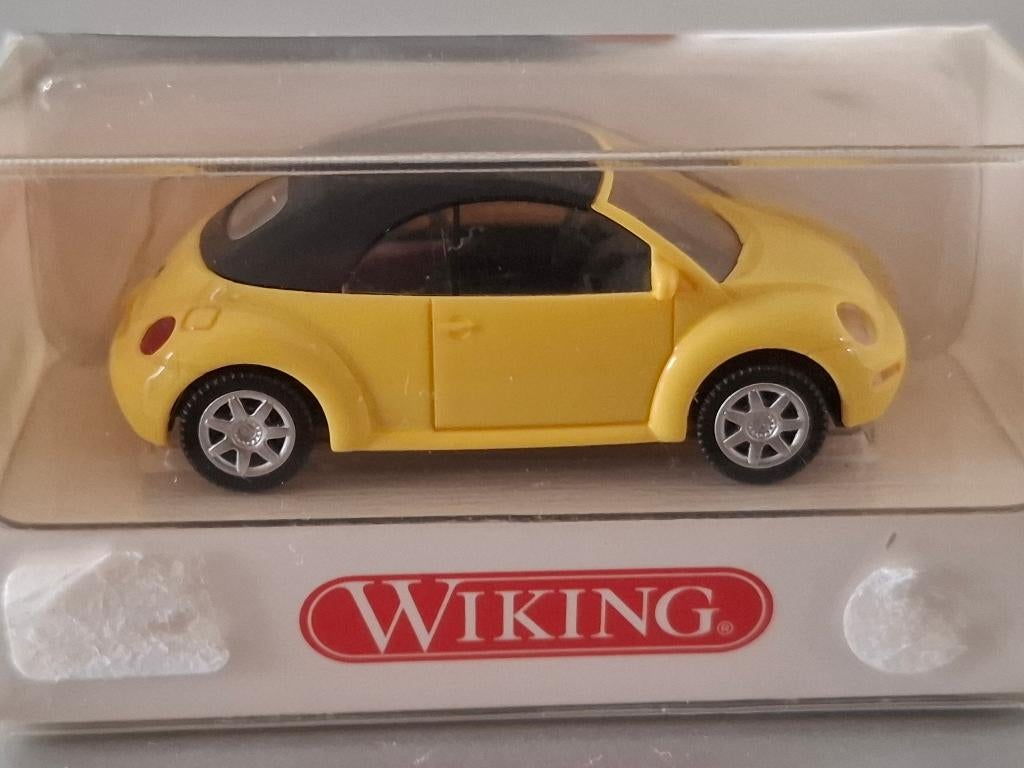 1:87 Volkswagen VW Beetle met gesloten kap in OVP Wiking € 6, Ophalen of Verzenden, Zo goed als nieuw, Auto, Wiking