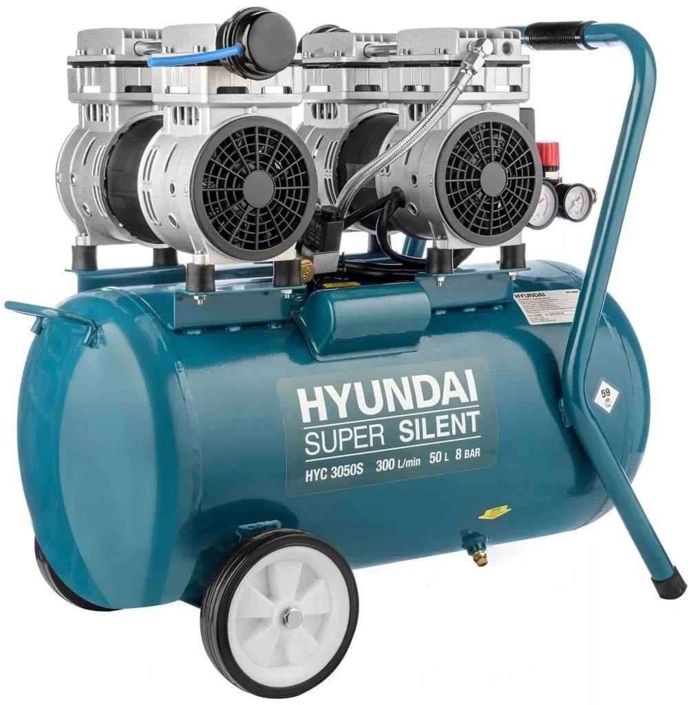 50L PRO Compressor – 300 l/min – 59 dB – Werkplaats, Ophalen of Verzenden, Nieuw, Olievrij