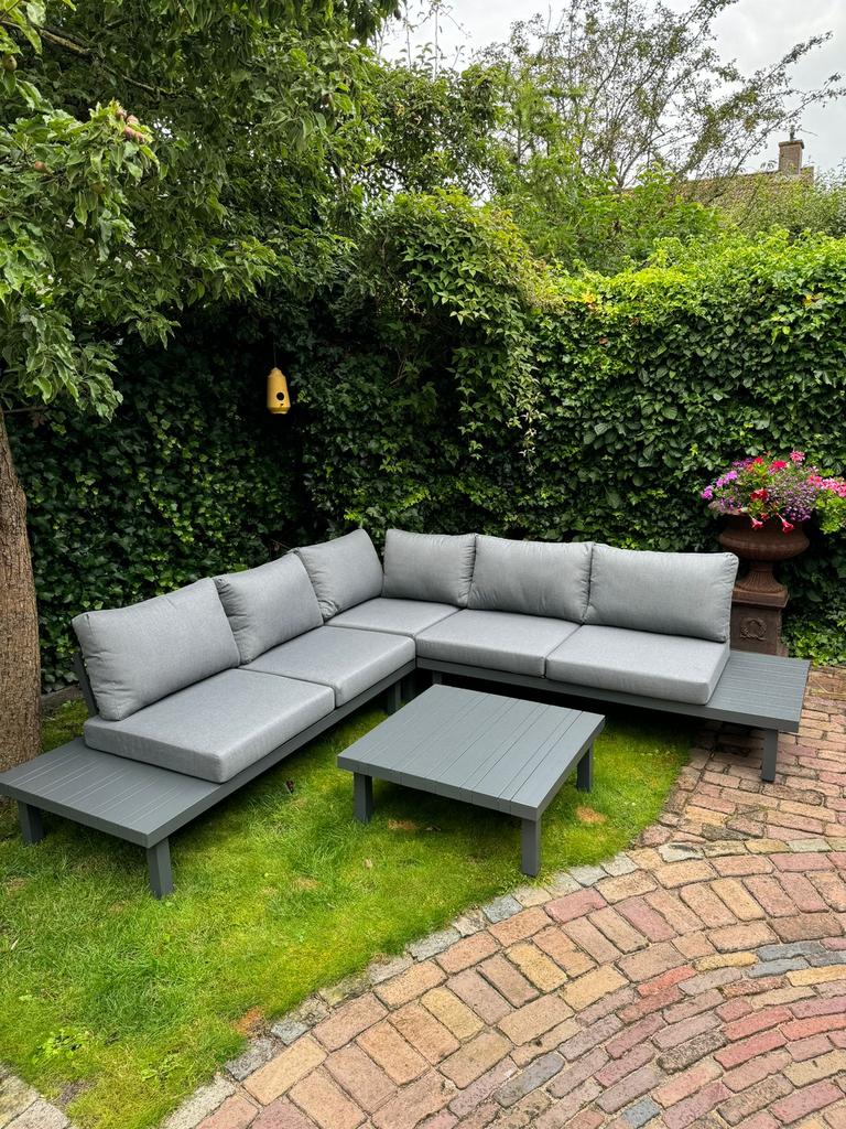 Nieuw loungeset loungebank Cuba, groothandelsprijzen op=op, Ophalen of Verzenden, Nieuw, Aluminium, Meer dan 8 zitplaatsen