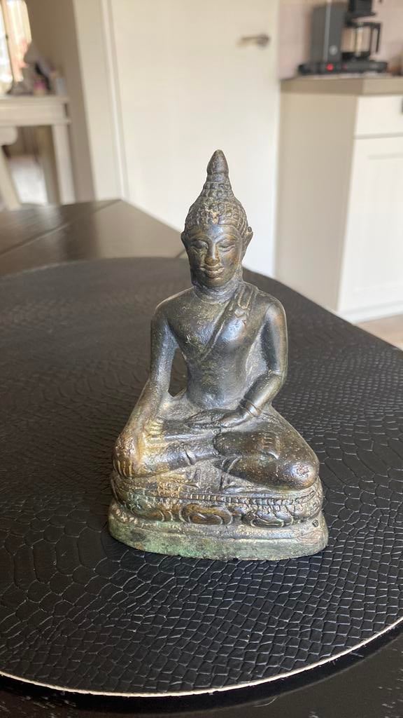 Thaise Boeddha brons, Antiek en Kunst, Antiek | Koper en Brons, Ophalen of Verzenden, Brons