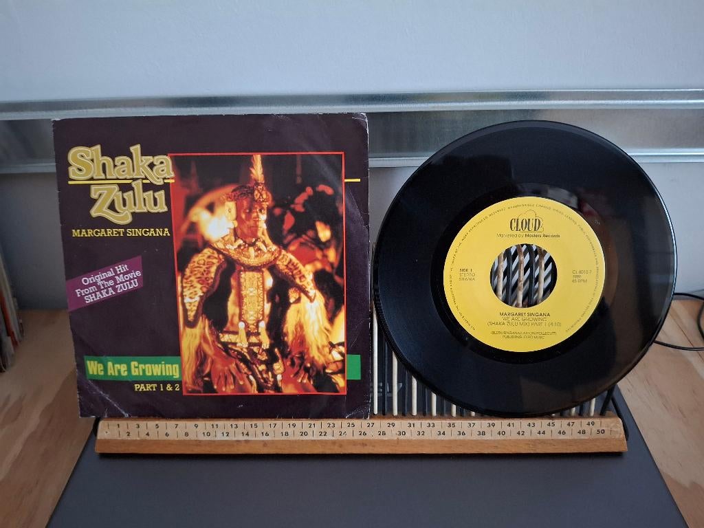 Margaret Singana-Shaka zulu(277) 1 euro vaste prijs, Cd's en Dvd's, Vinyl Singles, 7 inch, Single, Ophalen of Verzenden, Zo goed als nieuw