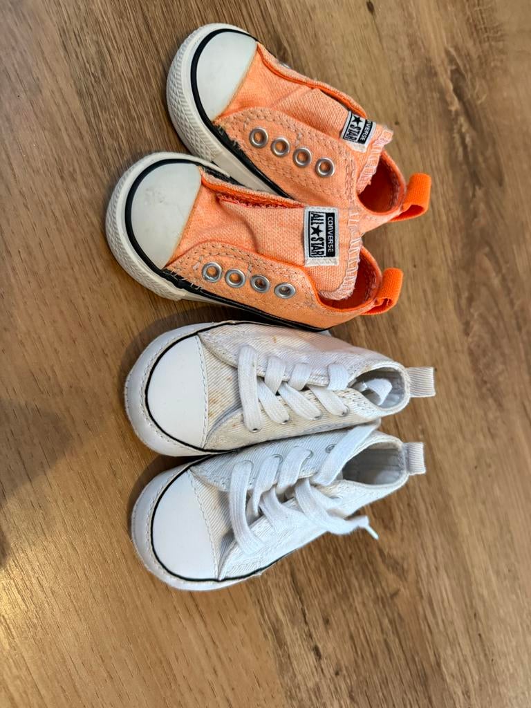 Converse Baby Schoentjes met Veters & Klittenband, Ophalen of Verzenden, Zo goed als nieuw, Jongetje of Meisje, Schoentjes