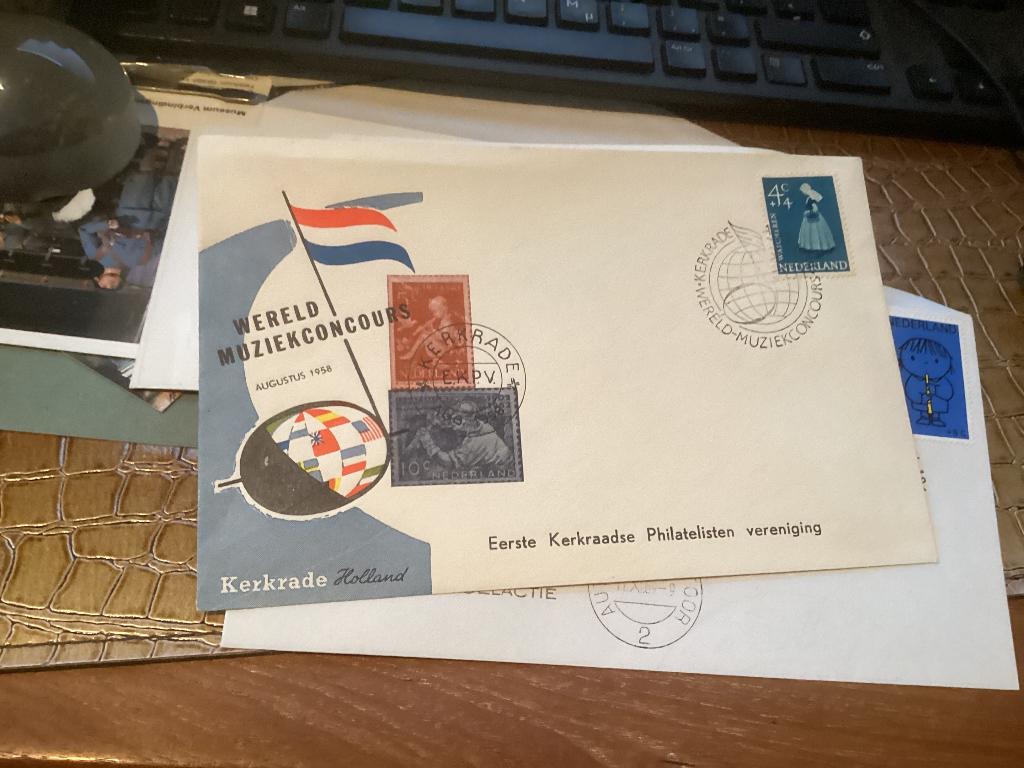 No9243 Wereldmuziek concours Kerkrade augustus 1958 Heb, Ophalen, Onbeschreven, Nederland