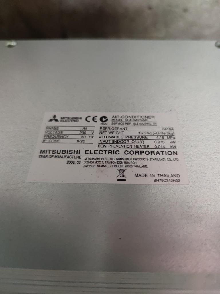 Cassette airco Mitsubishi Electric 2,5 kW, Timer, Plafondventilator, 3 snelheden of meer, Ophalen of Verzenden