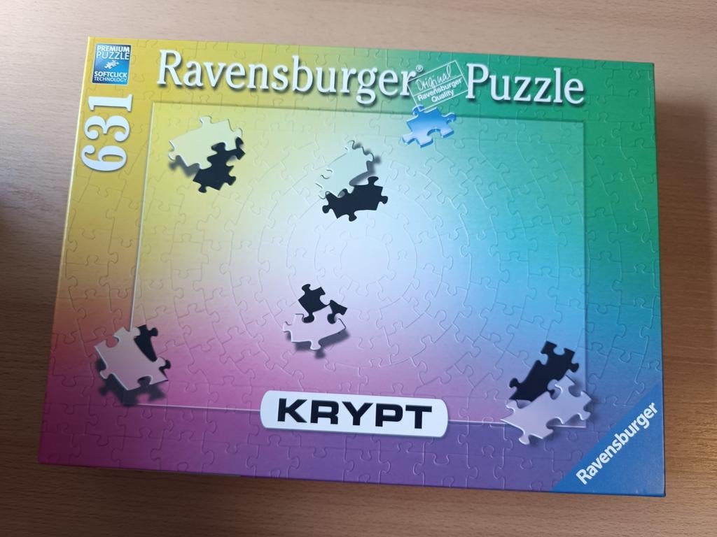 Krypt Ravensburger puzzel 631 stukjes, Ophalen, 500 t/m 1500 stukjes, Zo goed als nieuw