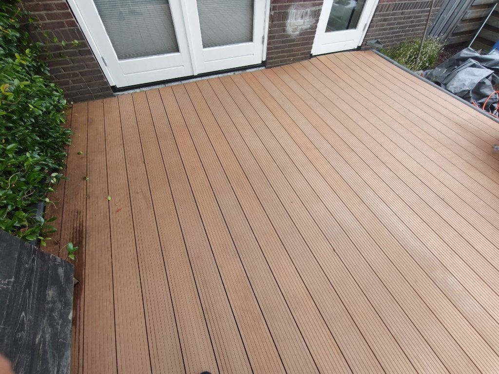 Vlonderplank composiet/kunststof vlonder/terras, Tuin en Terras, Palen, Balken en Planken, Ophalen, Zo goed als nieuw, 250 cm of meer