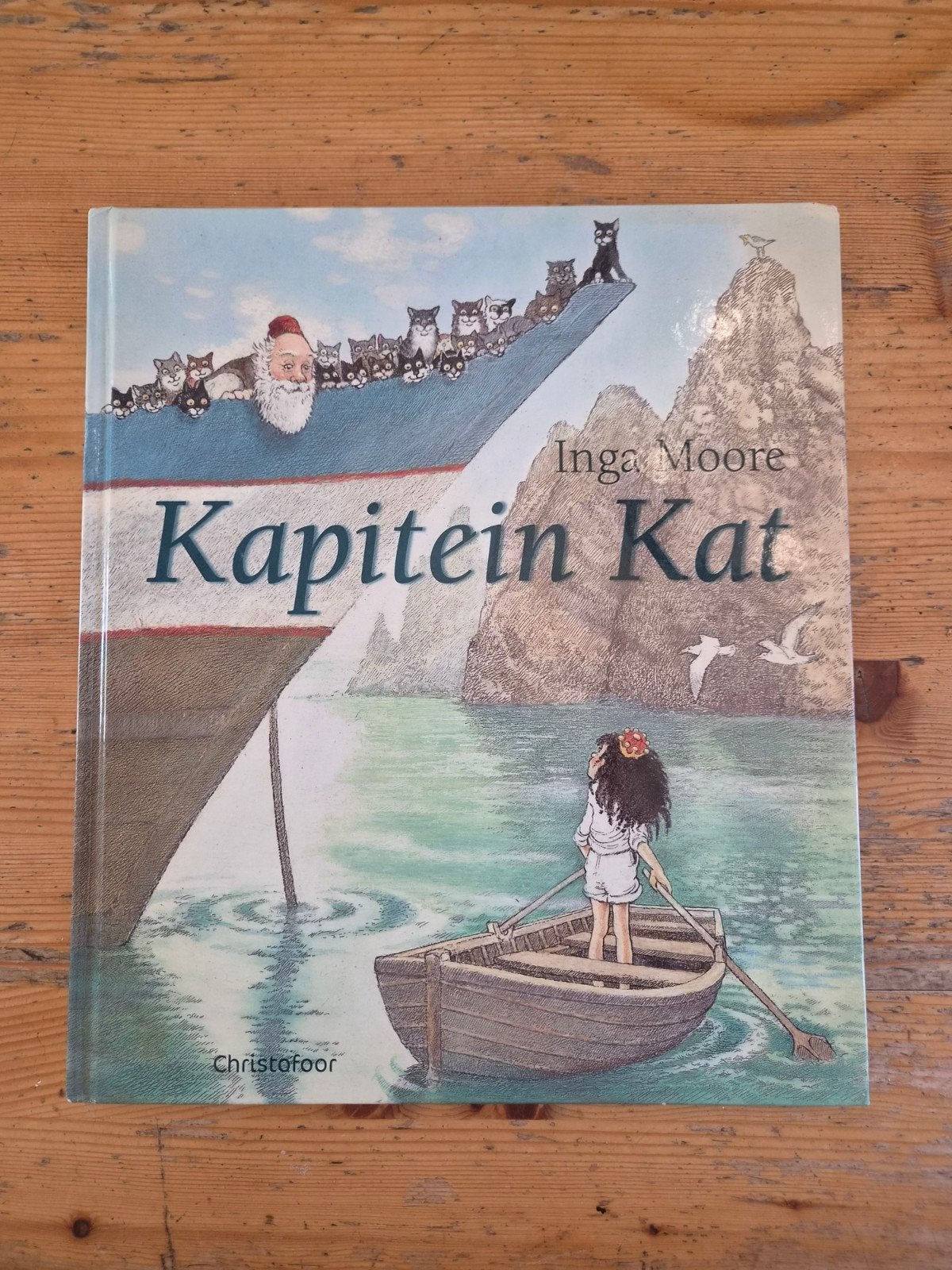 Kapitein Kat - Inga Moore (Christofoor), Ophalen of Verzenden, Gelezen, Inga Moore, Fictie algemeen