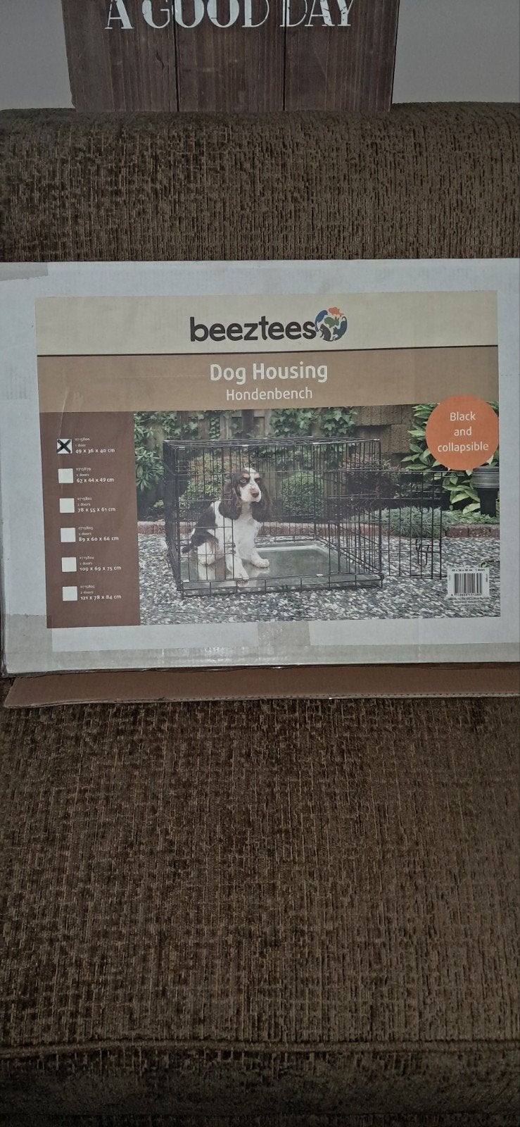Beezteez hondenbench 49x36x40, Dieren en Toebehoren, Ophalen of Verzenden