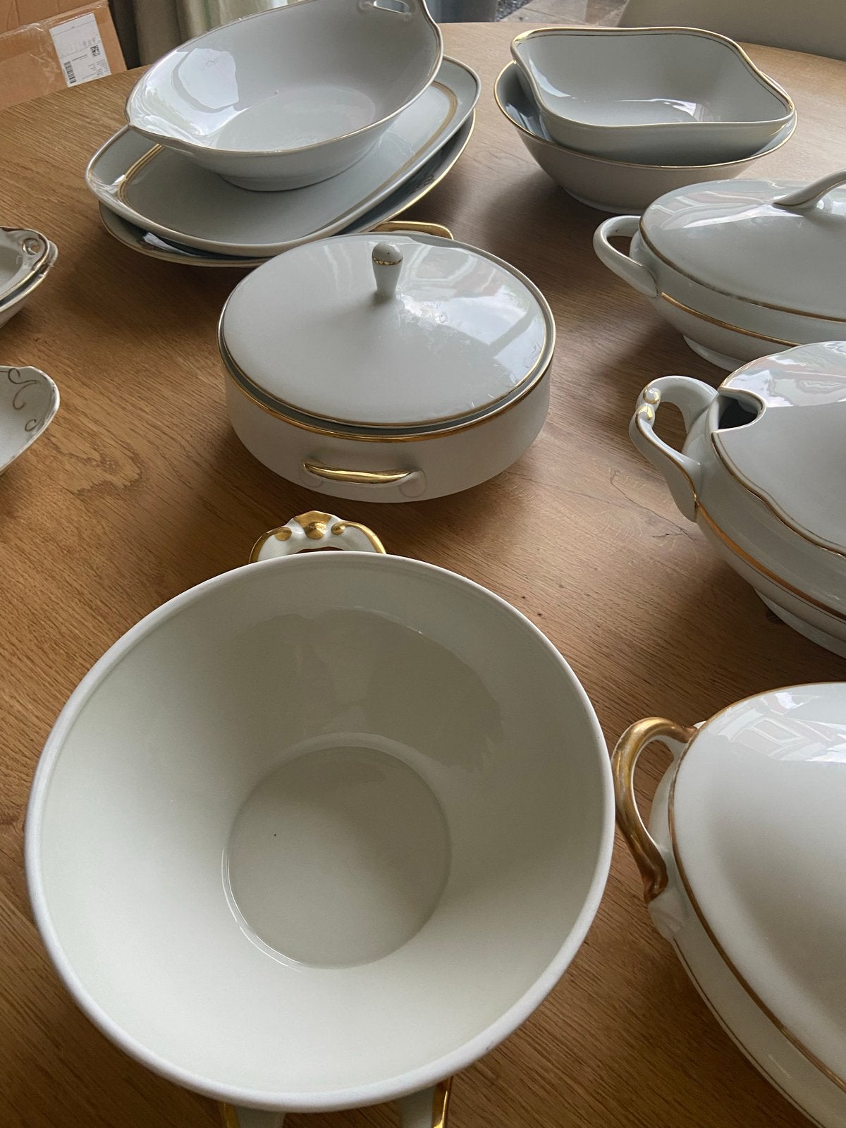 Diverse schalen met gouden randje - Winterling, Bavaria e.a., Antiek en Kunst, Antiek | Schalen, Ophalen