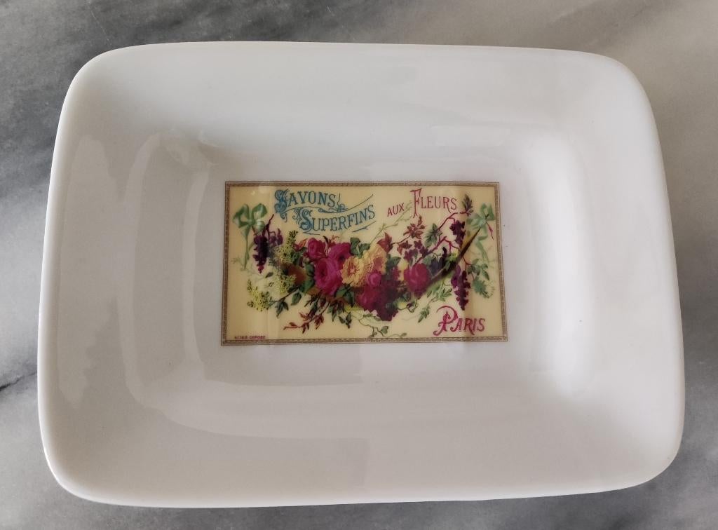 Vintage soapdish / zeepbakje, Ophalen of Verzenden