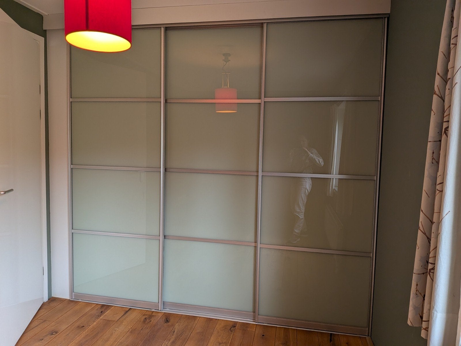 Lundia schuifdeuren, Ophalen, Gebruikt, 200 cm of meer, Glas