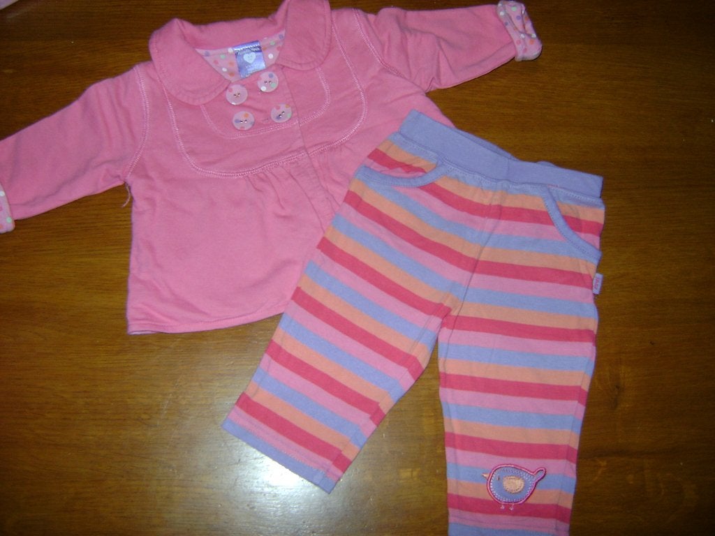 Pumpkin Patch setje - vestje en broekje - maat 62/68, Kinderen en Baby's, Ophalen of Verzenden, Gebruikt, Meisje, Setje