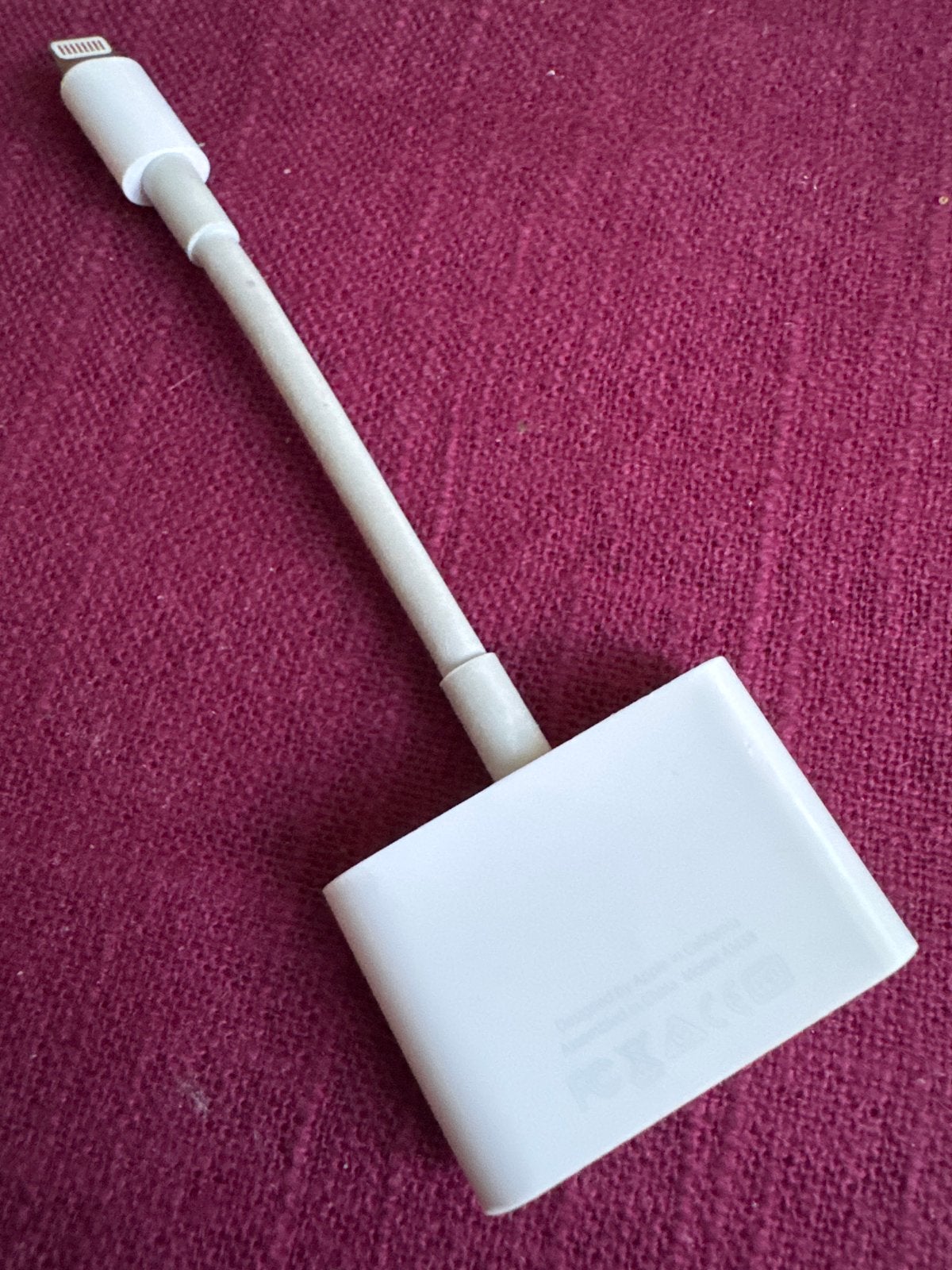 Apple Lightning naar Digitale AV Adapter (HDMI), Ophalen of Verzenden, Zo goed als nieuw, Minder dan 2 meter, HDMI-kabel