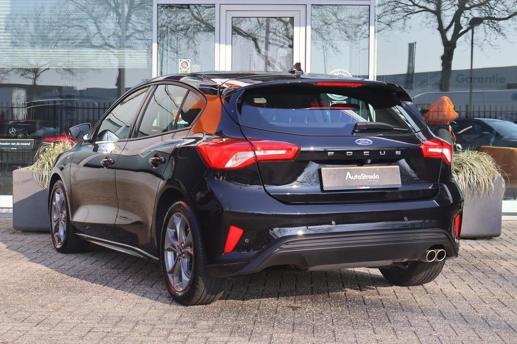 Ford Focus 1.0 EcoBoost ST-LINE 125pk I 1e eigenaar I Camera, Gebruikt, Met garantie (alle), Adaptive Cruise Control, Zwart