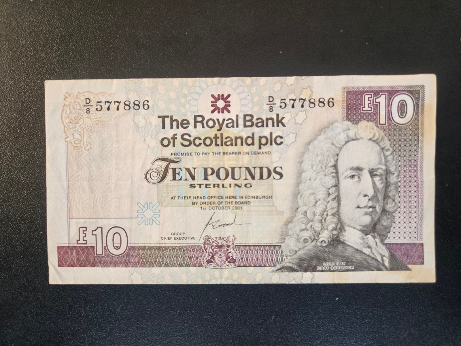 Schotland pick 353b 2001, Postzegels en Munten, Bankbiljetten | Europa | Niet-Eurobiljetten, Verzenden, Overige landen, Los biljet