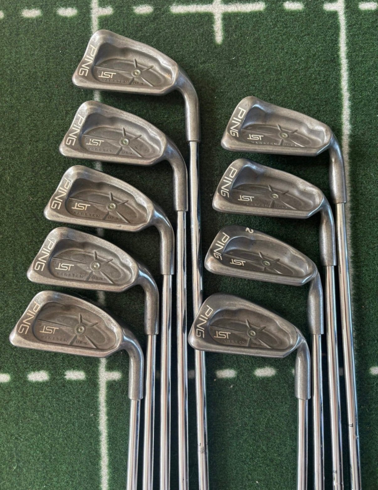 Ping IST Ijzerset, 3-SW, Green dot, stiff flex +1 inch, Sport en Fitness, Ophalen of Verzenden, Gebruikt, Set, Ping