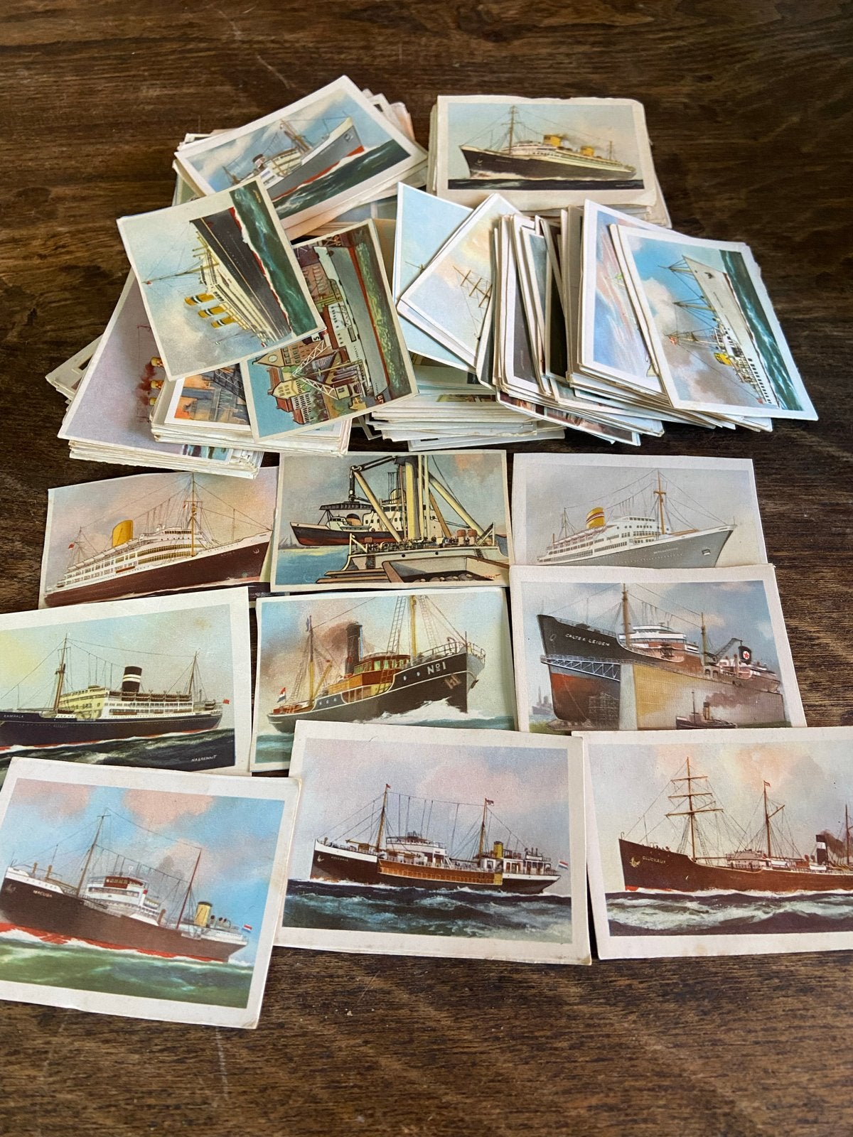 Vintage Captain Grant Sigaretten Schepen Kaartjes Collectie, Ophalen of Verzenden, Gebruikt